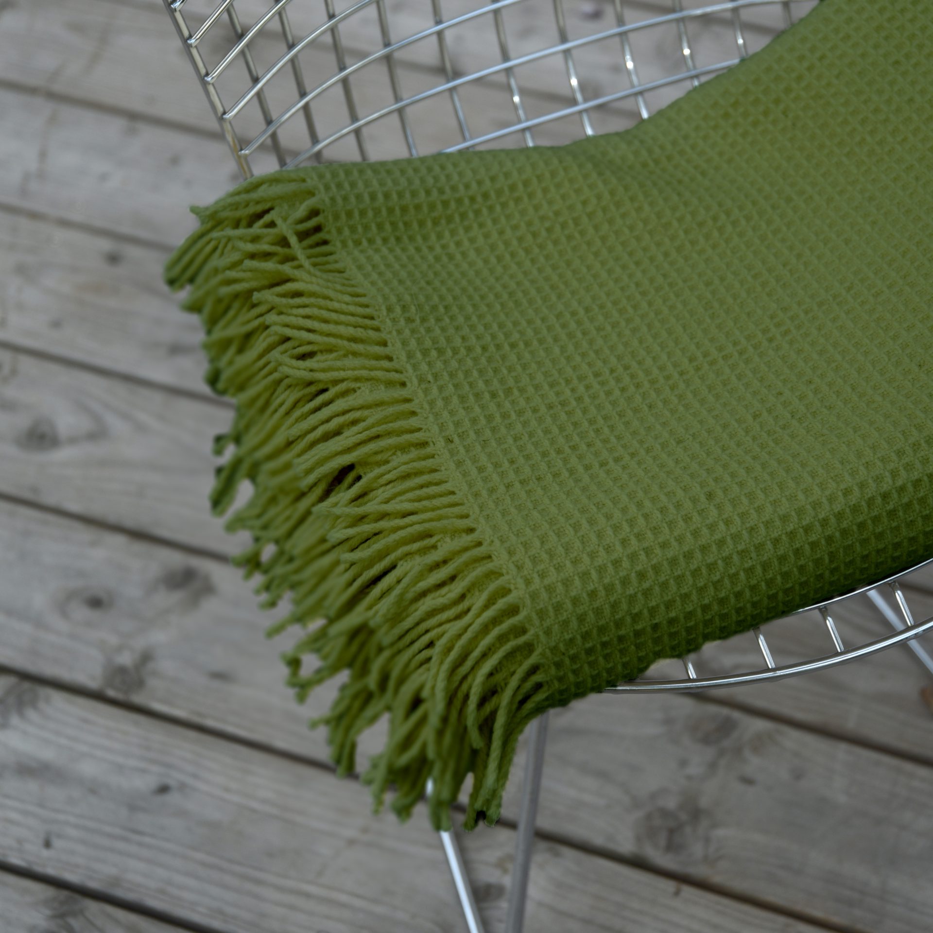 Plaid – tissage nid d’abeille – Image 3